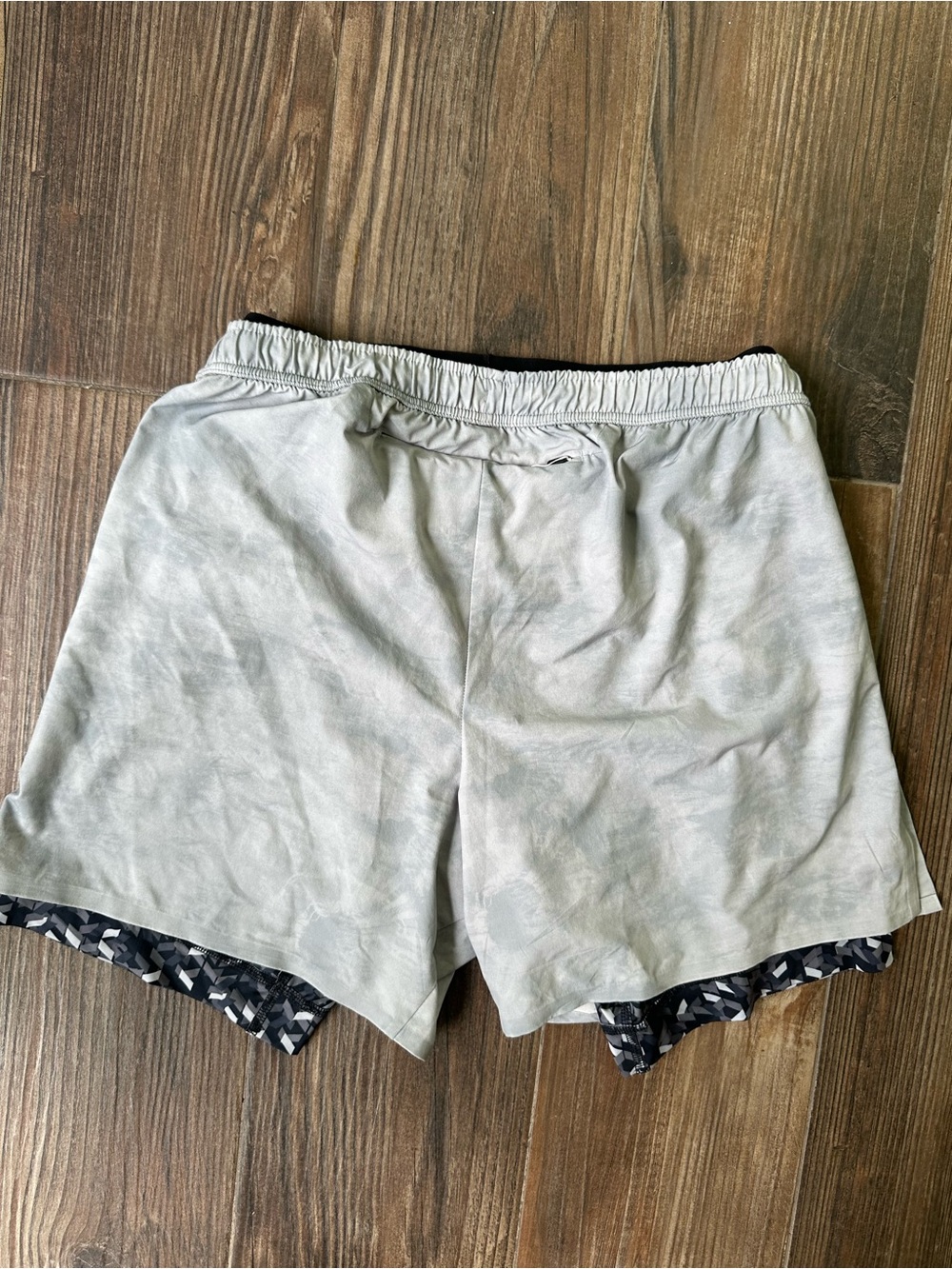 chubbies Light Gray Ultimate Training Athletic Shorts with Black Trim - Picture 2 of 5